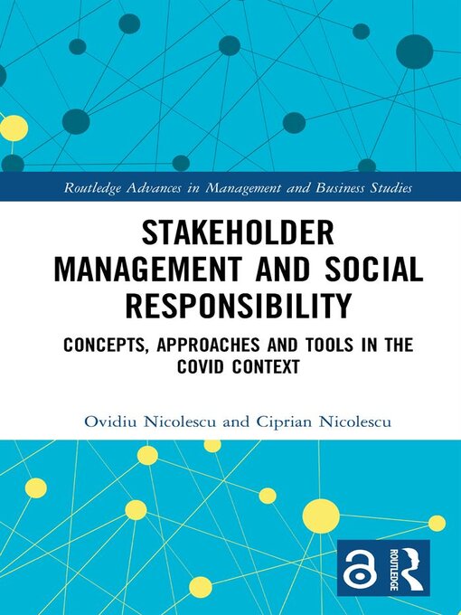 Title details for Stakeholder Management and Social Responsibility by Ovidiu Nicolescu - Available